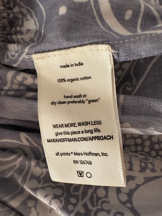 Mara Hoffman - Organic Cotton Nicole Maxi Skirt / Strapless Dress - Size Small - Picture 10 of 16